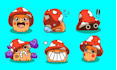 design simple cute 2d cartoon characters