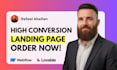 design high converting landing page in webflow or lovable
