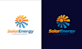do unique modern solar energy logo design