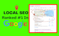 do gmb optimization and local SEO for google my bussiness ranking