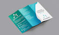 design flyer, bifold and trifold brochures for print