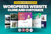 build wordpress website, design and develop ecommerce store by elementor builder