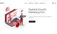 create smma website, digital marketing agency website and agency website