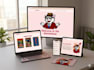 be your front end web developer with HTML, CSS, javascript