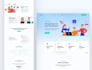 develop web front end using react js HTML CSS javascript