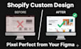 convert figma design to shopify custom theme with liquid code