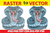 high quality manual vector tracing