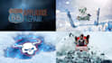 make winter ice logo reveal intro
