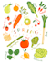 draw you a unique food illustration