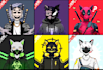 custom nft art design, nft creator, nft collection, cartoon nft avatar