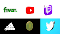 make 3d animation loop GIF rotate for your logo or icon