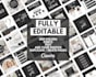 provide 225 real estate social media posts on canva