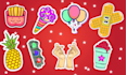 design custom doodles, kawaii and line stickers