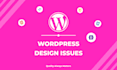 fix any HTML CSS javascript errors or design issues