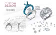 make custom made silver jewelry of your own choice and design