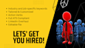 craft tailored resume, cover letter, and linkedin profile