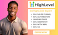 gohighlevel sales funnel go high level website ghl va ghl snapshot course n8n