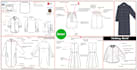 do fashion techpack of clothing for production
