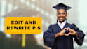proofread and edit your personal statement