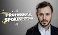 record a professional male spokesperson video for your corporate business