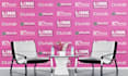 design a clean backdrop, step and repeat banner