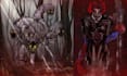 create horror art, dark monsters and creatures illustrations