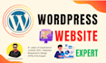 design redesign fix and optimize wordpress business website or landing page