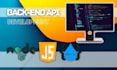 be your node js backend API web developer