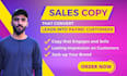 craft persuasive sales copy and sales page copywriting