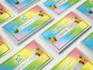 do professional feminine glitter  business card, credit card