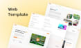 do UI UX design for the landing page and web template