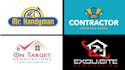 do elegant home renovation, repair  and handyman logo