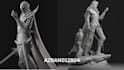 3d model for printing, 3d character modeling, 3d game character, 3d modeiing