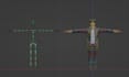 do 3d character rigging in blender, rigify rig, mixamo rig, auto rig pro