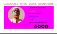 do to create HTML clickable email signature