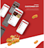 make restaurant food website and app with admin panel