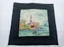 create acrylic painting with needlepoint embroidery art and ship to you