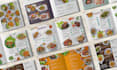 make restaurant or cafe food menu