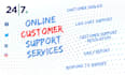 provide online customer support services