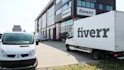 add your logo on a delivery van car video