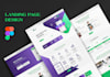 do UI landing page design with figma
