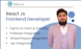 be your react js and next js front end developer