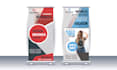 design roll up banner, retractable, pull up banner, x banner design