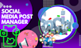 engage and boost your social media with attractive post