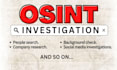 do advanced osint investigation and uncover hidden info