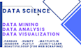 do data mining, data analysis and data visualization using python