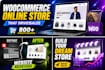 create a woocommerce online store that drives sales