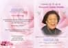 design funeral, obituary, memorial and flyer