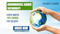 write articles on environmental science climate change and global warming