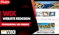create a wix website or redesign the website